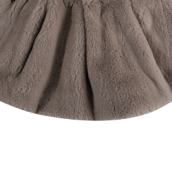 Isabelle Skirt | Dark Taupe Teddy