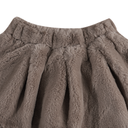 Isabelle Skirt | Dark Taupe Teddy