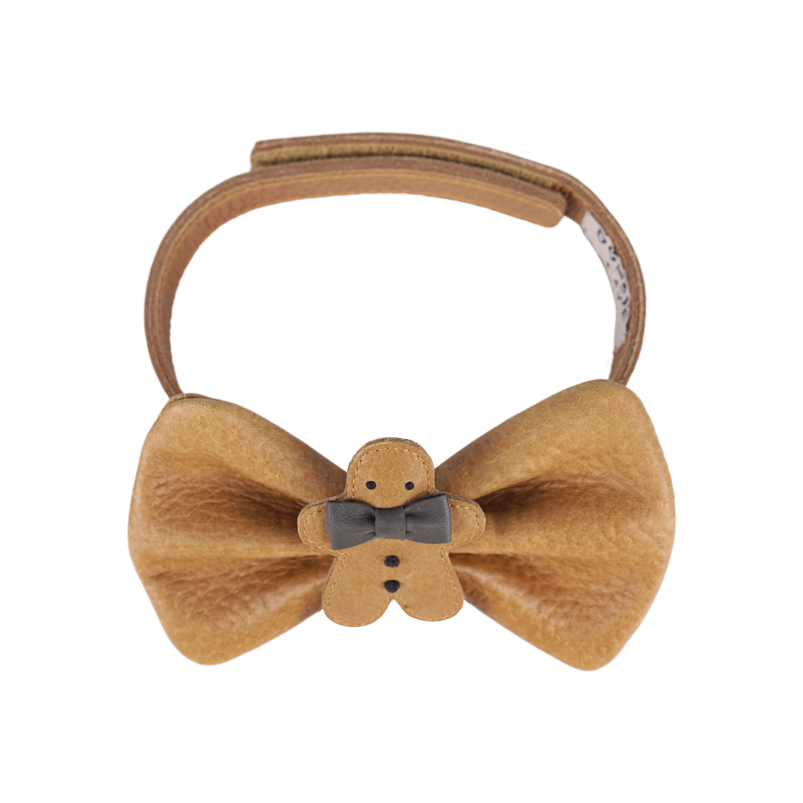 Jery Bow Tie | Gingerbread | Toast Grain Leather