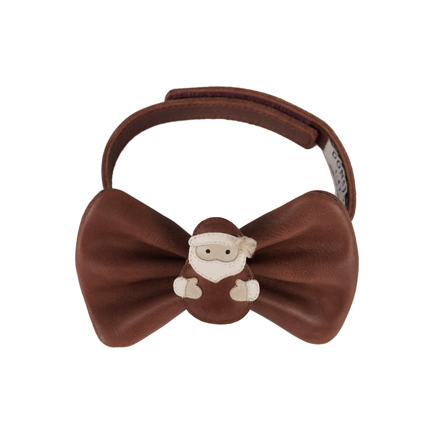 Jery Bow Tie | Santa | Burgundy Classic Leather