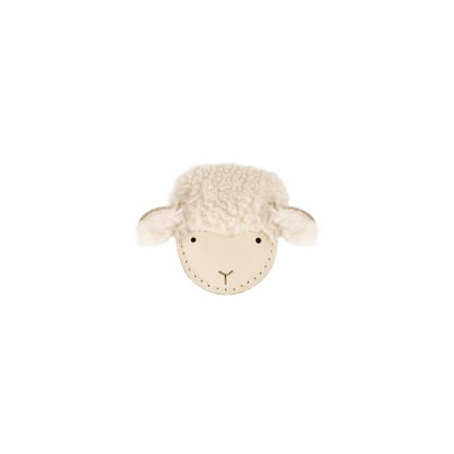 Josy Exclusive Hairclip | Lammy | Cream Leather