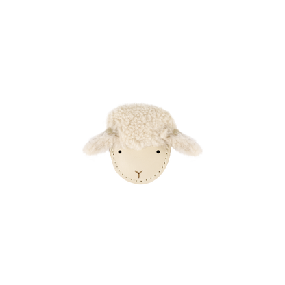 Josy Exclusive Hair Tie | Lammy | Cream Leather