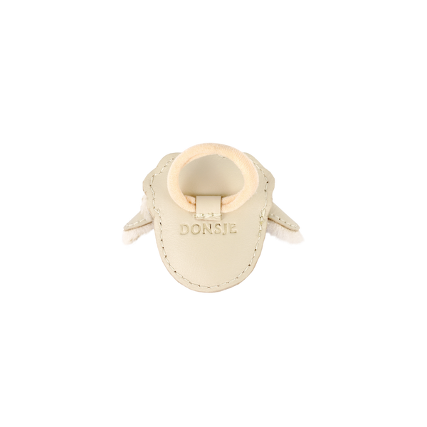 Josy Exclusive Hair Tie | Lammy | Cream Leather