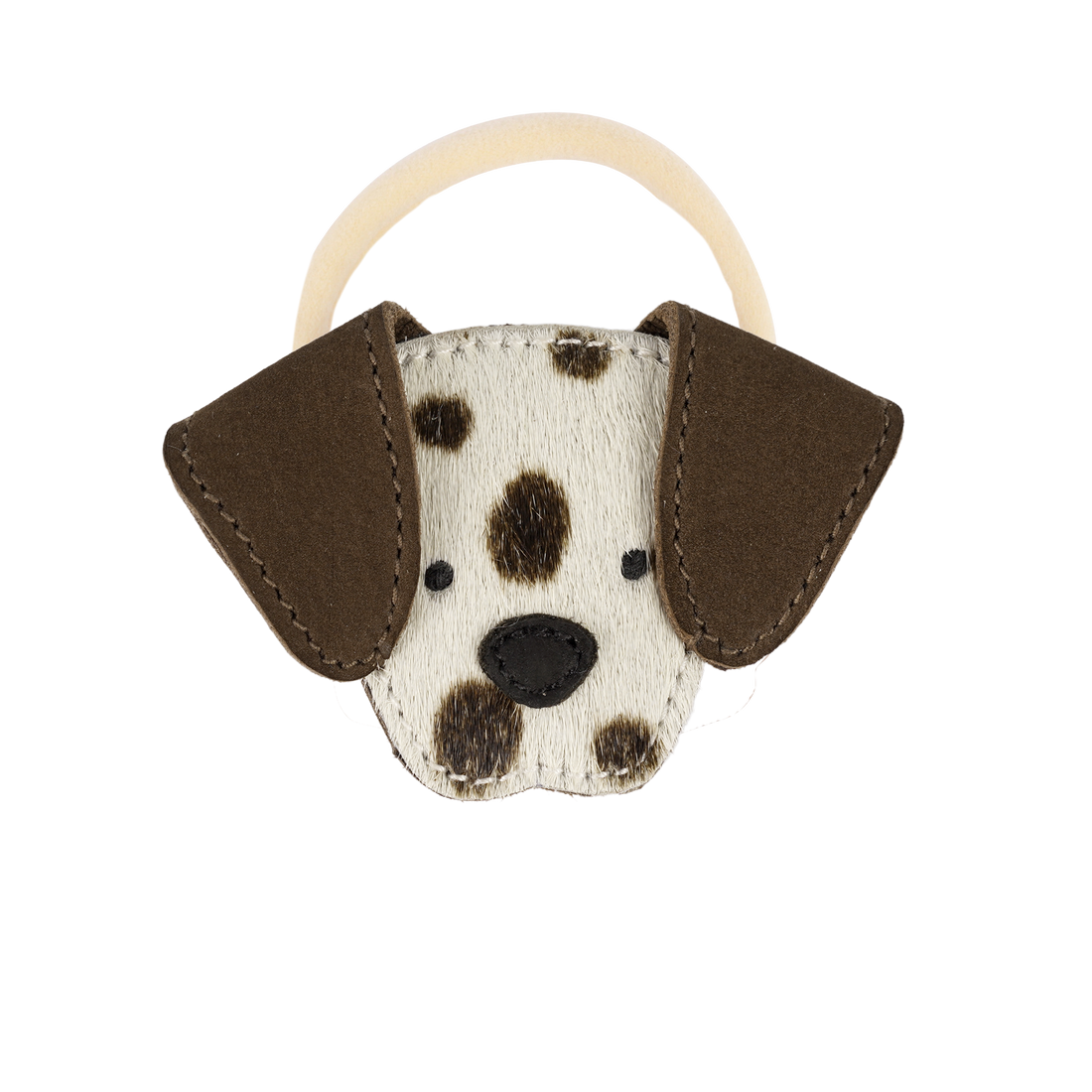 Josy Exclusive Hair Tie | Dalmatian | Black Spotted Cow Hair