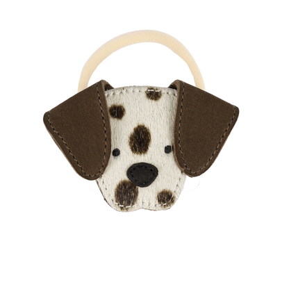 Josy Exclusive Hair Tie | Dalmatian | Black Spotted Cow Hair