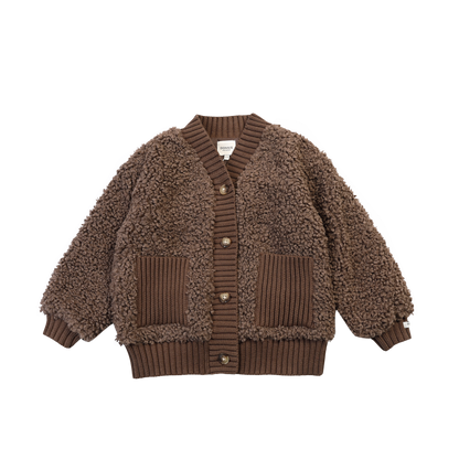 Olaan Cardigan | Toffee Teddy