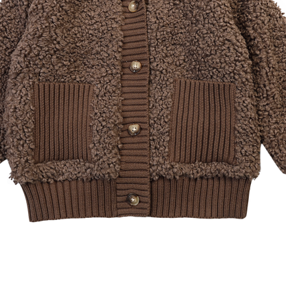 Olaan Cardigan | Toffee Teddy