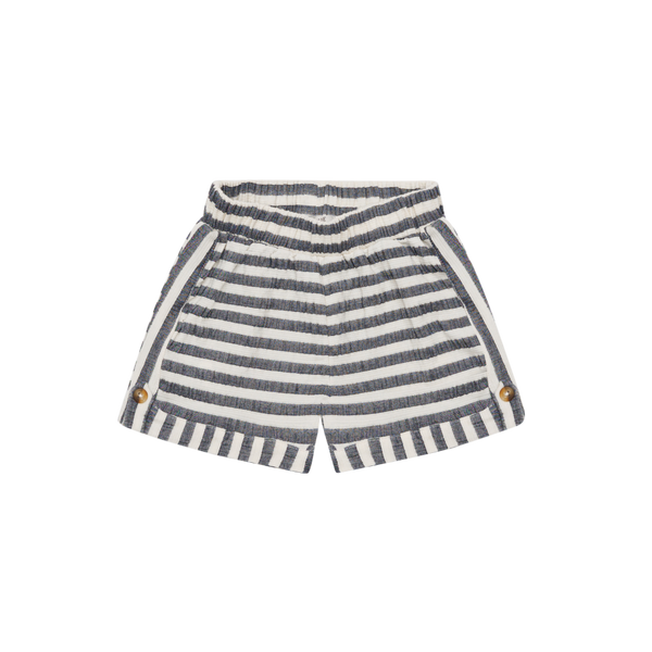 Kaatio Shorts | Blue Marine - White Striped