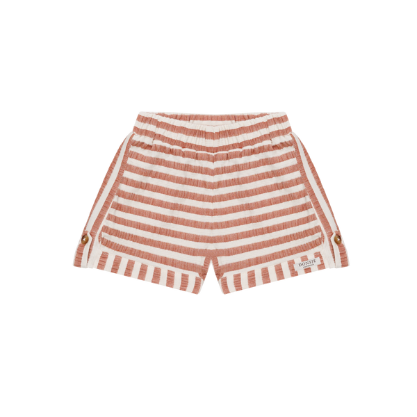 Kaatio Shorts | Rust - White Striped