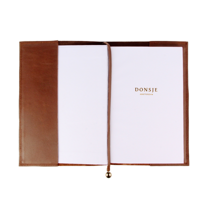 Kapi Notebook A6 | Bear | Cognac Classic Leather