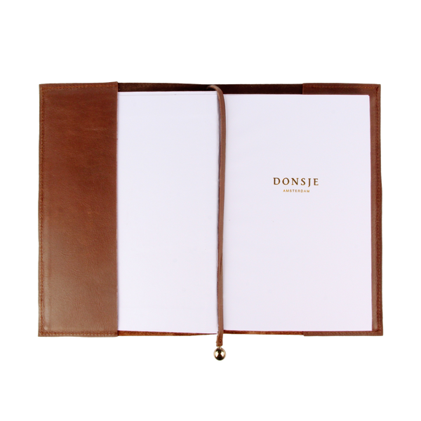 Kapi Notebook A6 | Bear | Cognac Classic Leather