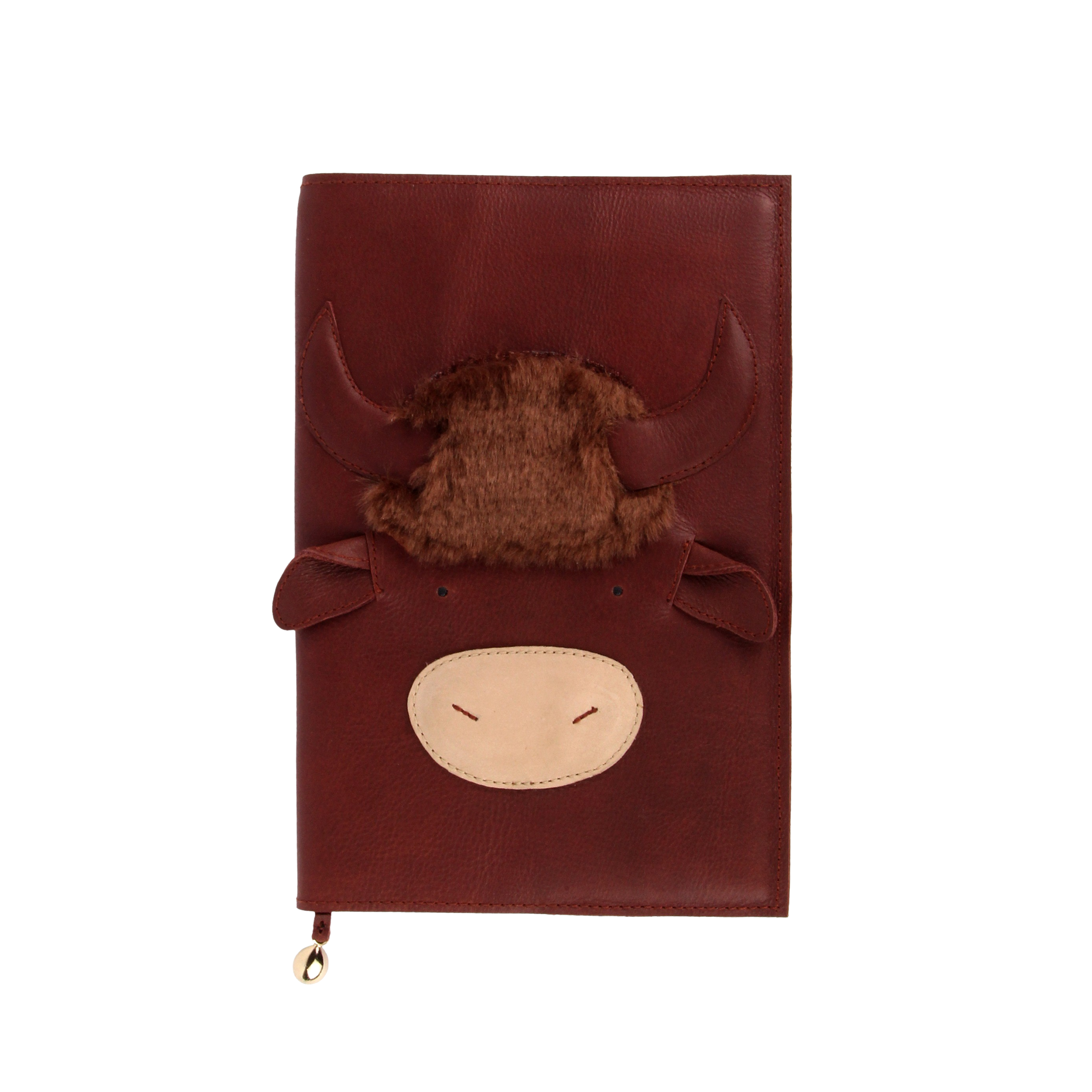 Kapi Notebook A6 | Buffalo | Burgundy Classic Leather – Donsje Amsterdam
