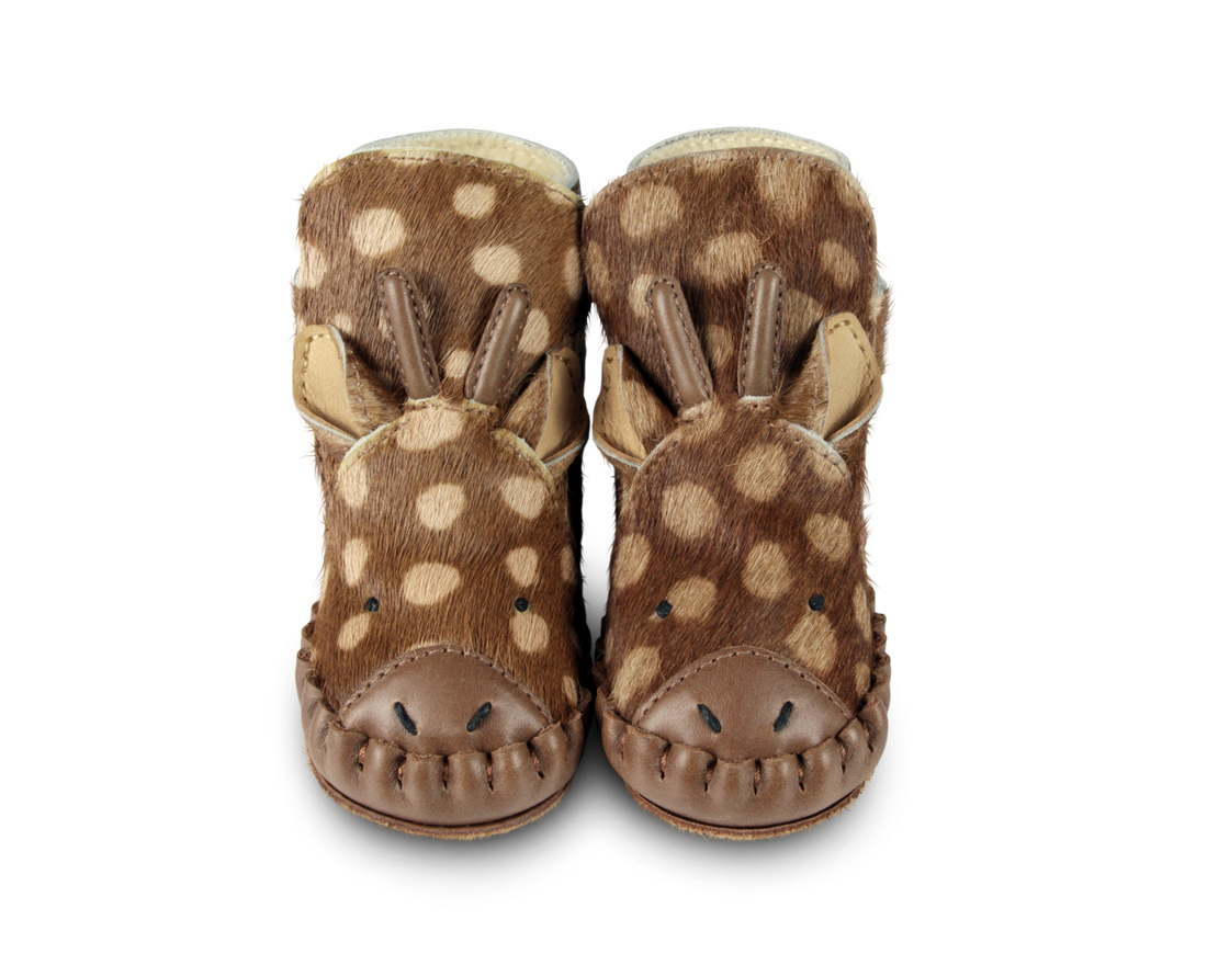 Kapi Exclusive | Giraffe | Brown Spotted Cow Hair