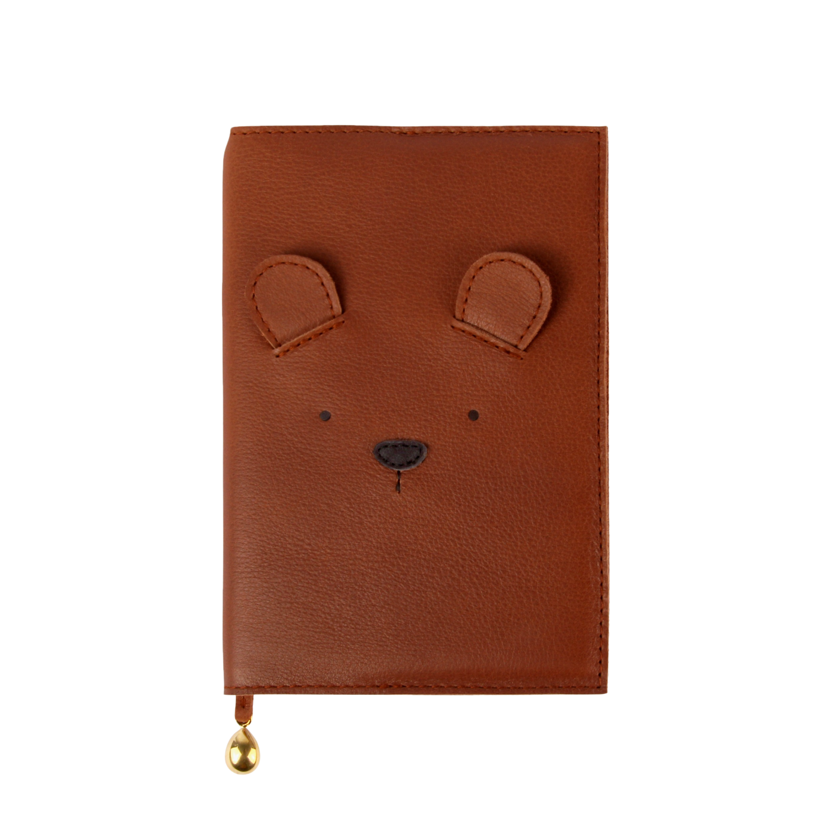 Kapi Notebook A6 | Bear | Cognac Classic Leather