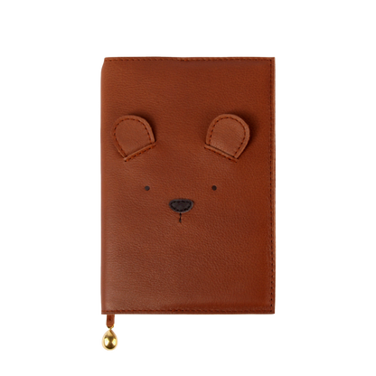 Kapi Notebook A6 | Bear | Cognac Classic Leather