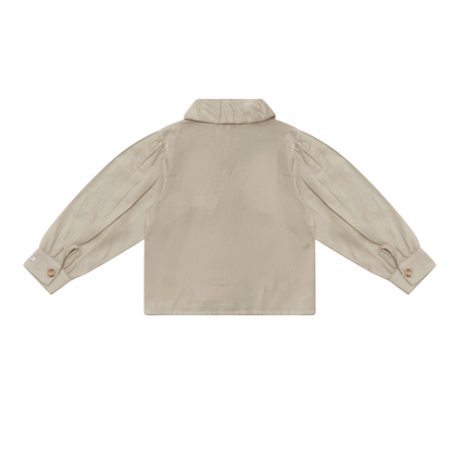 Kresi Blouse | Bows | Soft Taupe