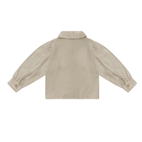 Kresi Blouse | Bows | Soft Taupe