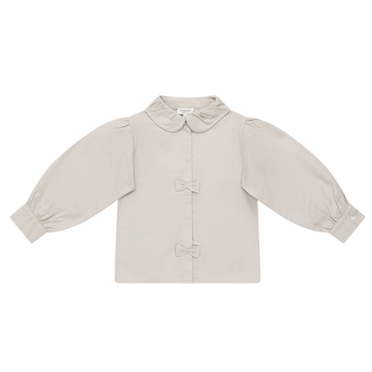 Kresi Blouse | Bows | Soft Taupe