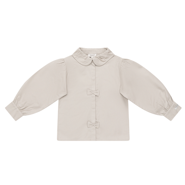 Kresi Blouse | Bows | Soft Taupe