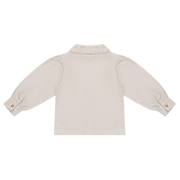 Kresi Blouse | Bows | Soft Taupe