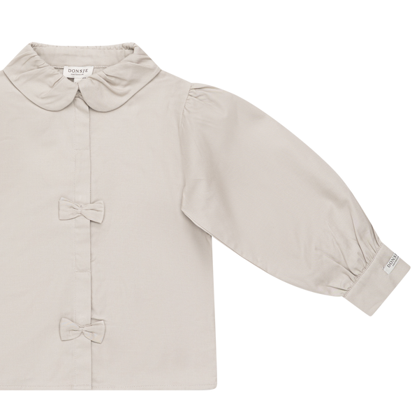 Kresi Blouse | Bows | Soft Taupe