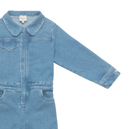 Lard Denim Jumpsuit | Western Bear | Vintage Blue