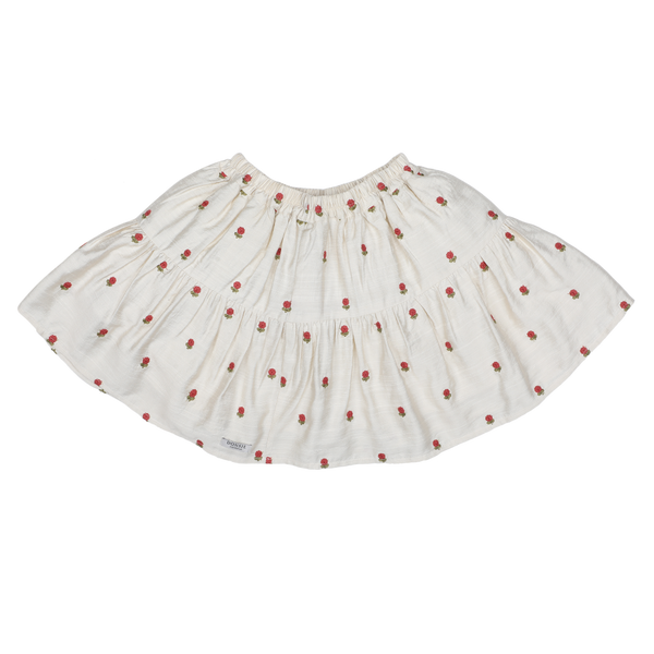 Lazie Skirt | Red Roses | Soft Sand