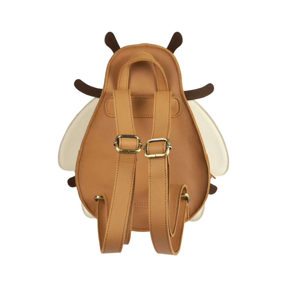 Loubi Schoolbag | Bee | Camel Classic Leather