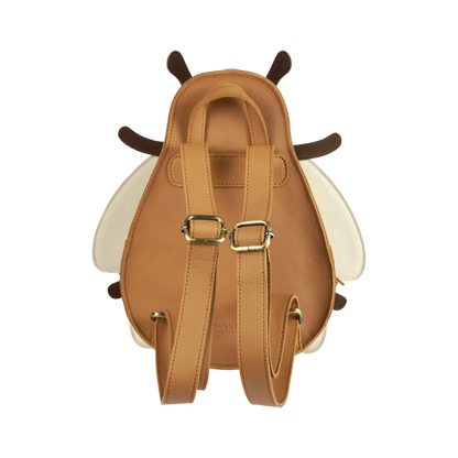 Loubi Schoolbag | Bee | Camel Classic Leather