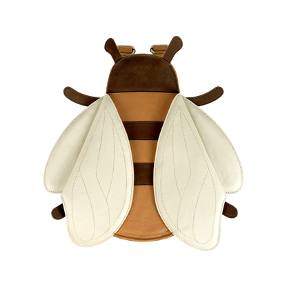 Loubi Schoolbag | Bee | Camel Classic Leather