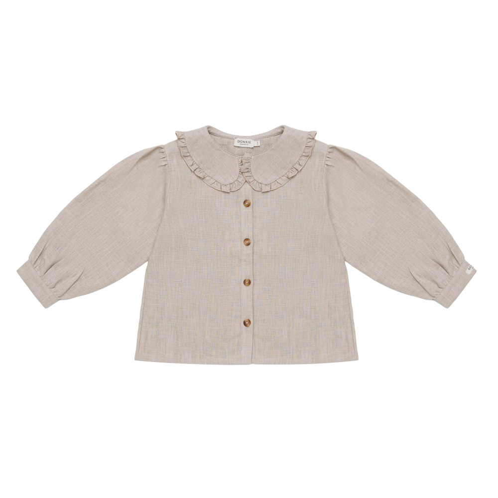 Luikje Blouse | Soft Taupe