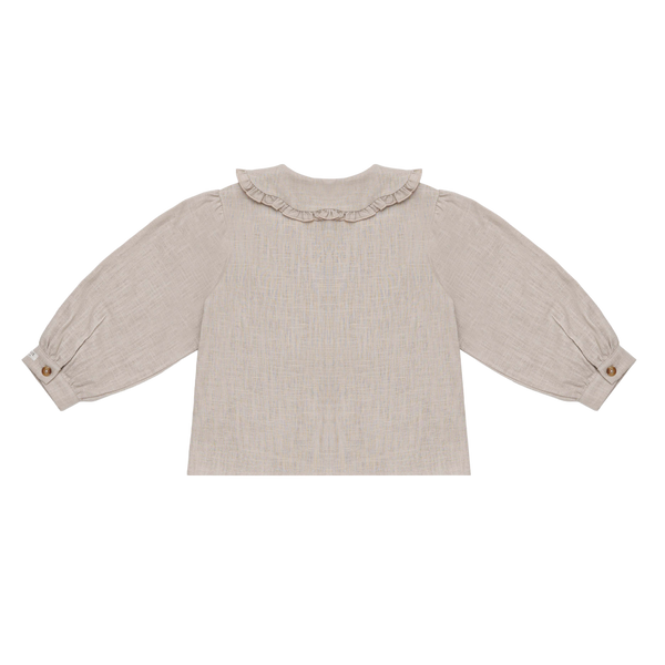 Luikje Blouse | Soft Taupe