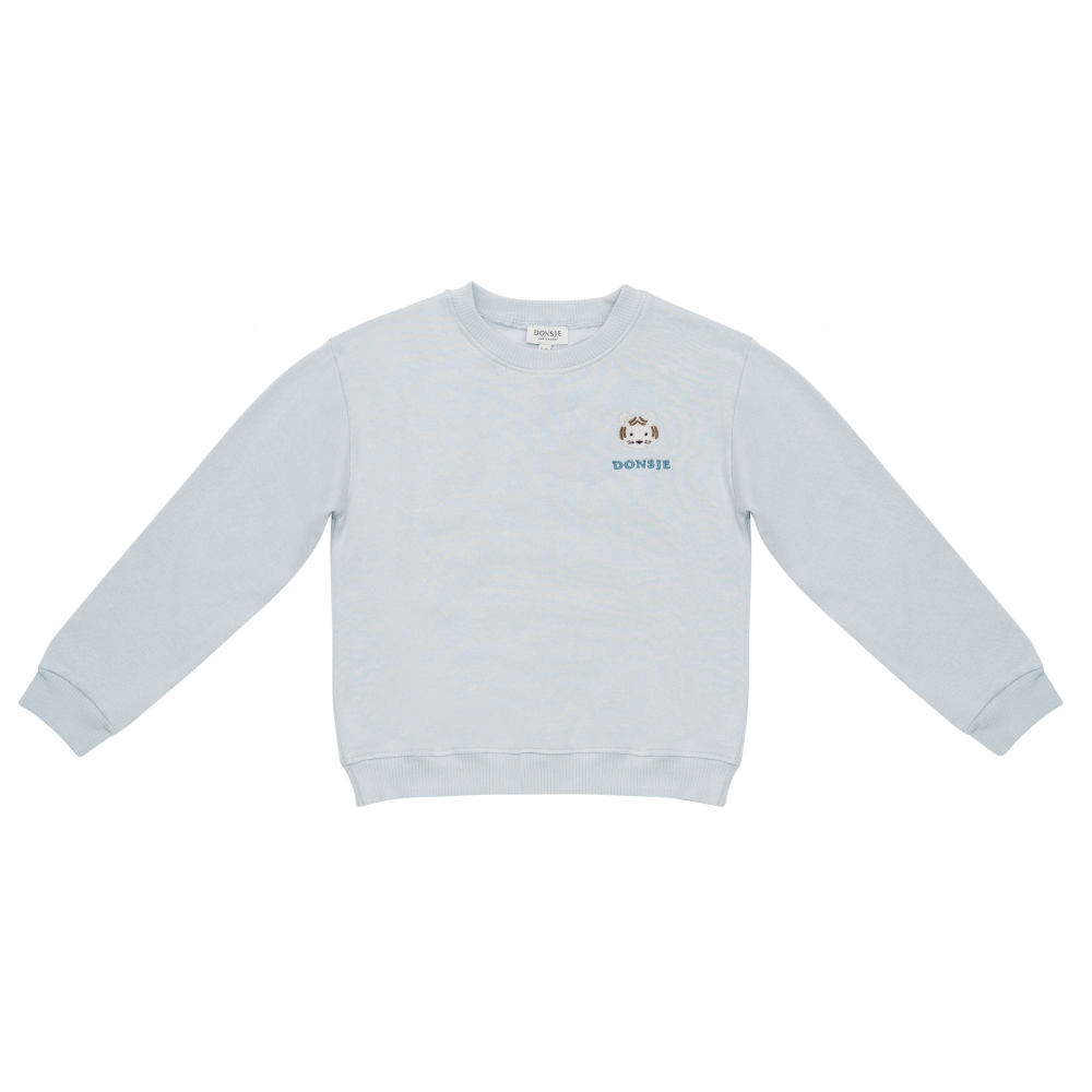 Muckie Sweater | White Tiger | Ice Blue