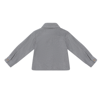 Melle Overshirt | Dark Spruce Melange