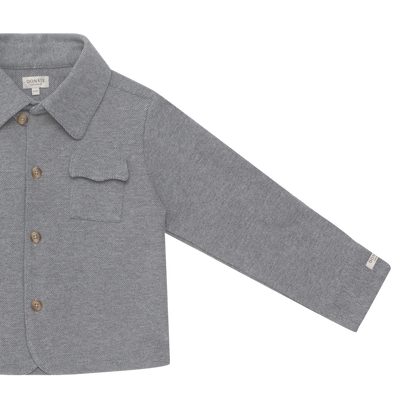 Melle Overshirt | Dark Spruce Melange