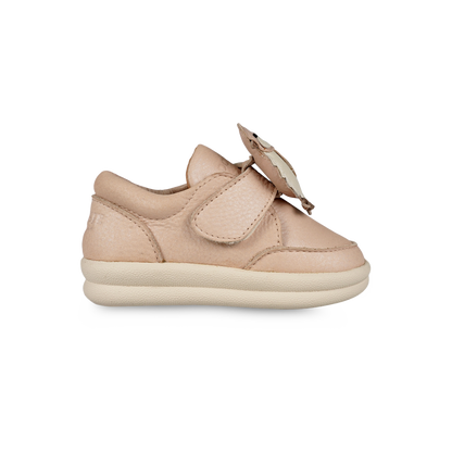 Nellu Sneakers | Pink Chickadee | Powder Metallic Nubuck