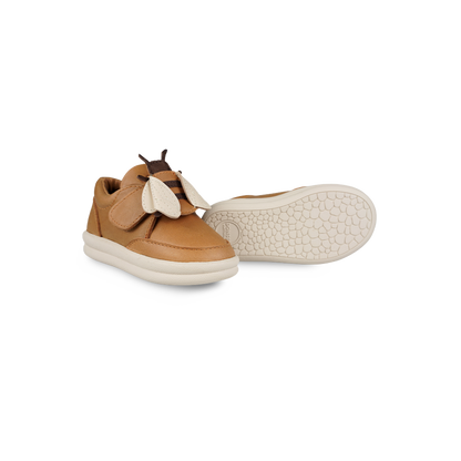 Nellu Sneakers | Bee | Camel Classic Leather