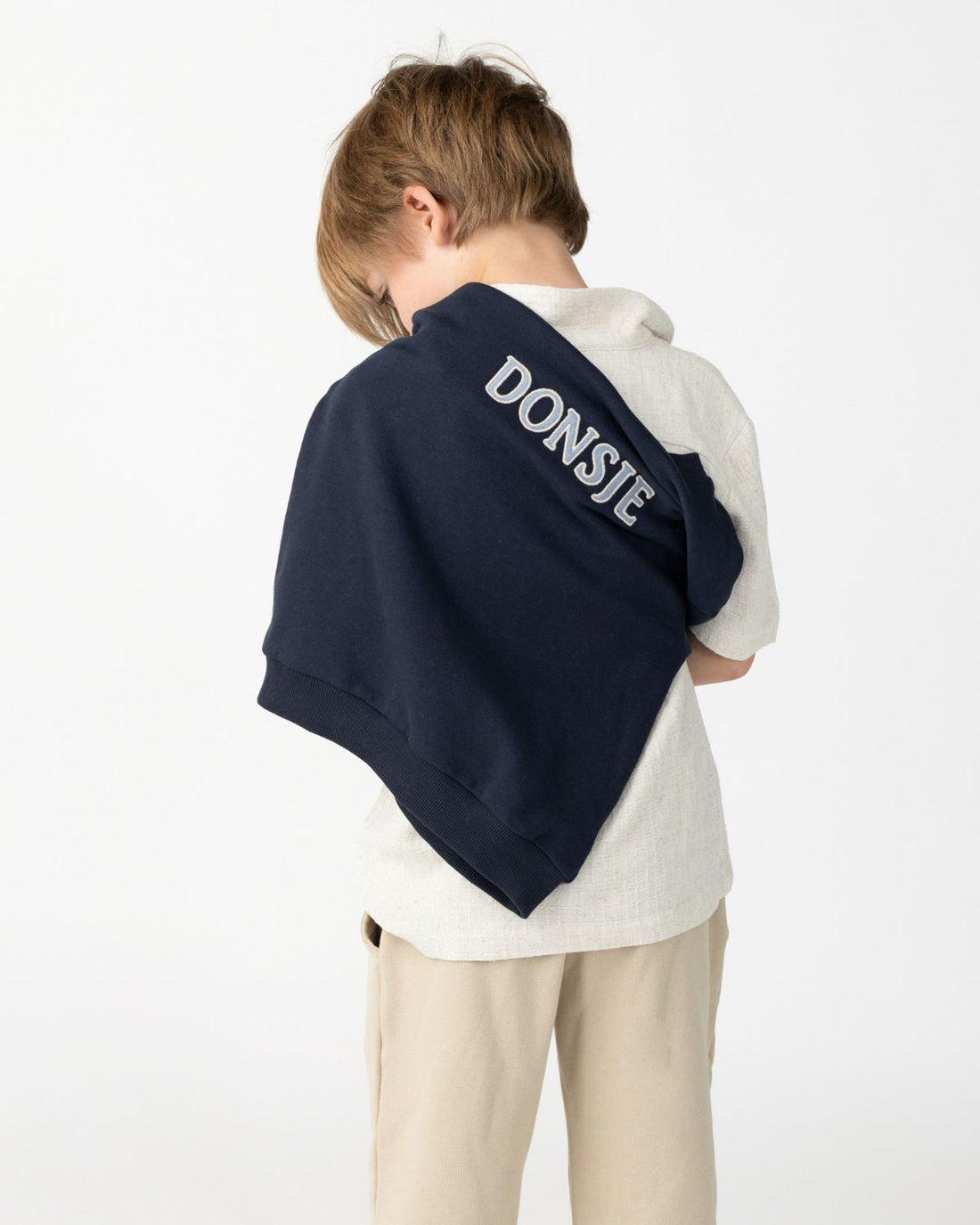 Donsje Amsterdam Chee Baby Boys Blouse In Beige main image 1