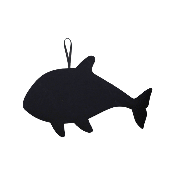 Gomi Ornament Medium | Orca | Black Leather