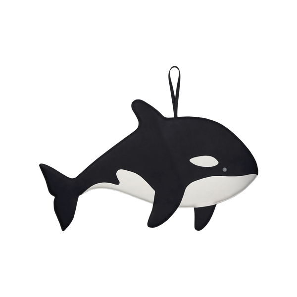 Gomi Ornament Medium | Orca | Black Leather