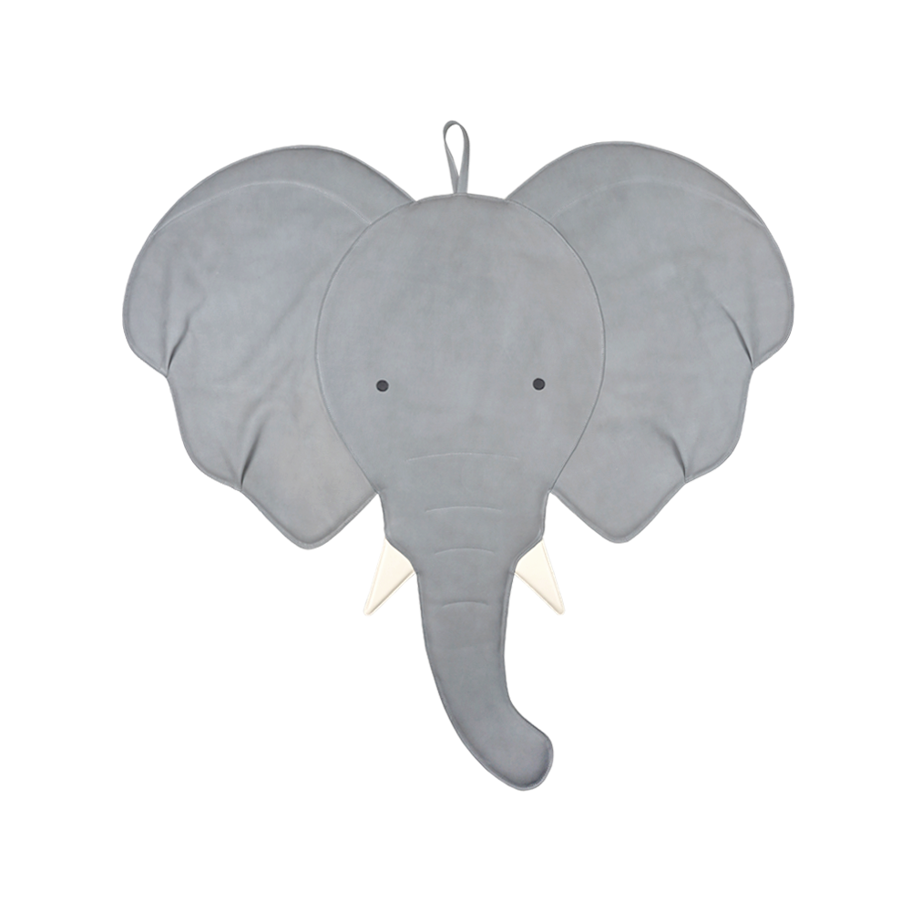 Guno Ornament Medium | Elephant | Grey Nubuck