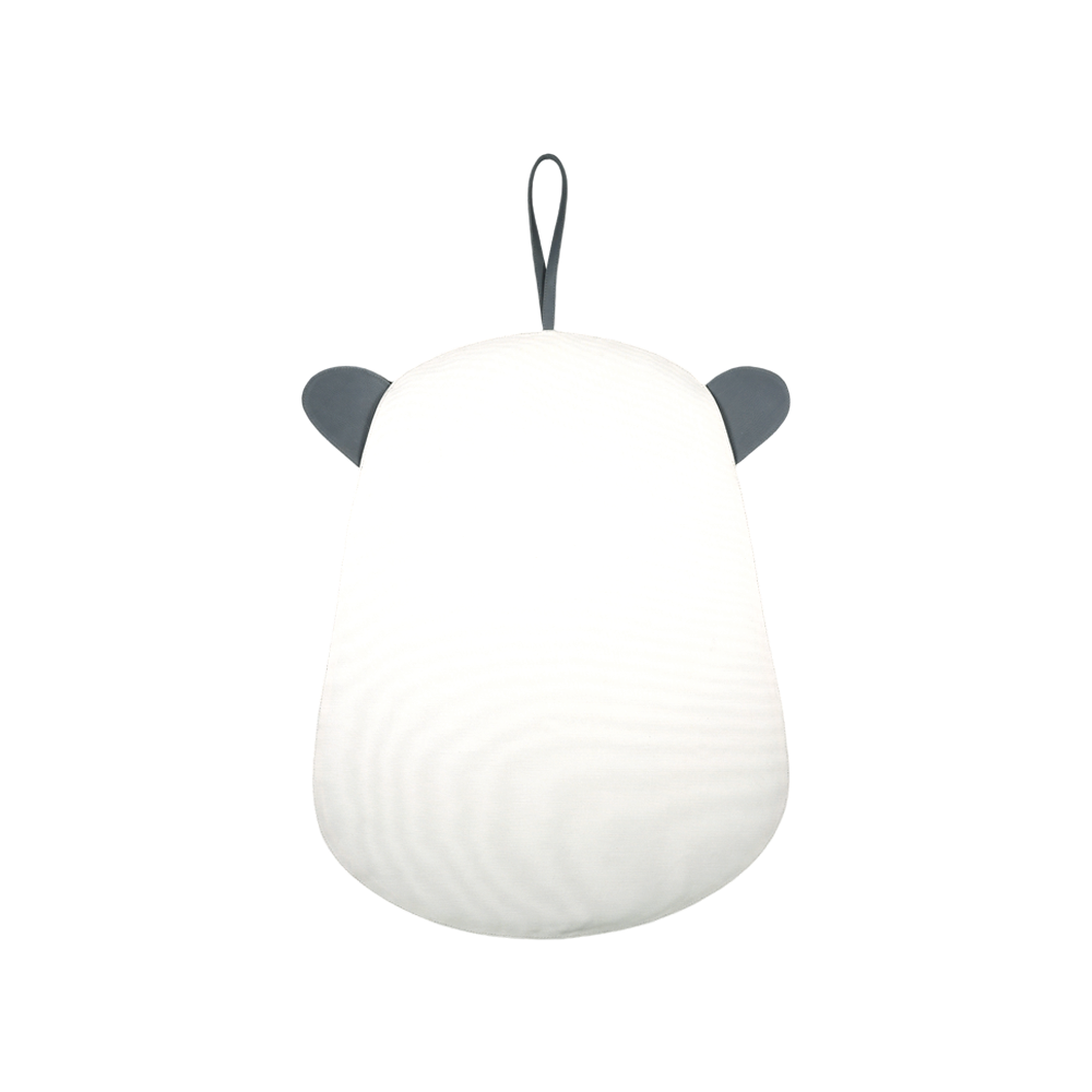 Guno Ornament Medium | Hippo | Grey Classic Leather