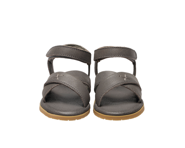 Qotis Sandals | Grey Leather