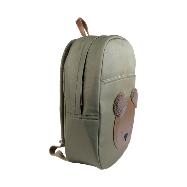 Pibbe Schoolbag | Bear | Moss Green