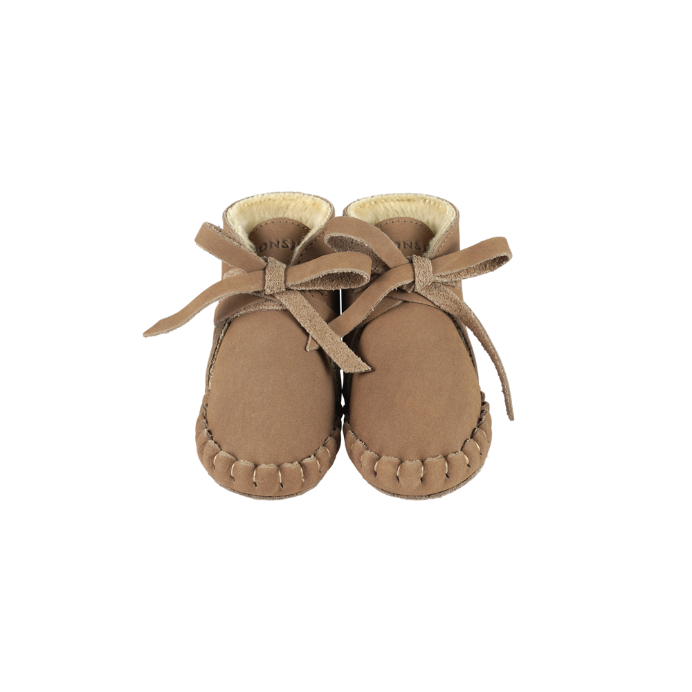 Pina Classic Booties | Truffle Nubuck – Donsje Amsterdam