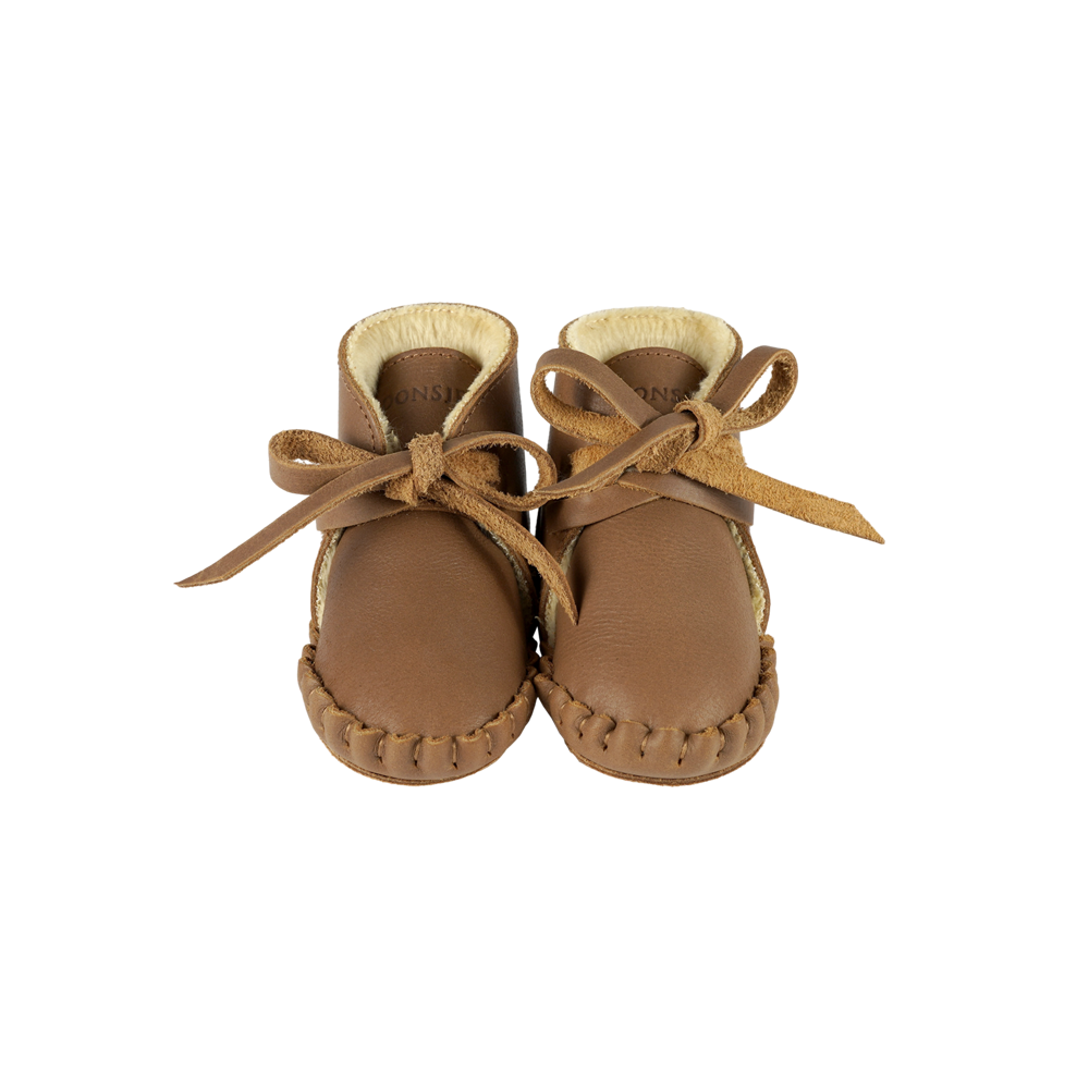 Pina Classic Booties | Cognac Classic Leather