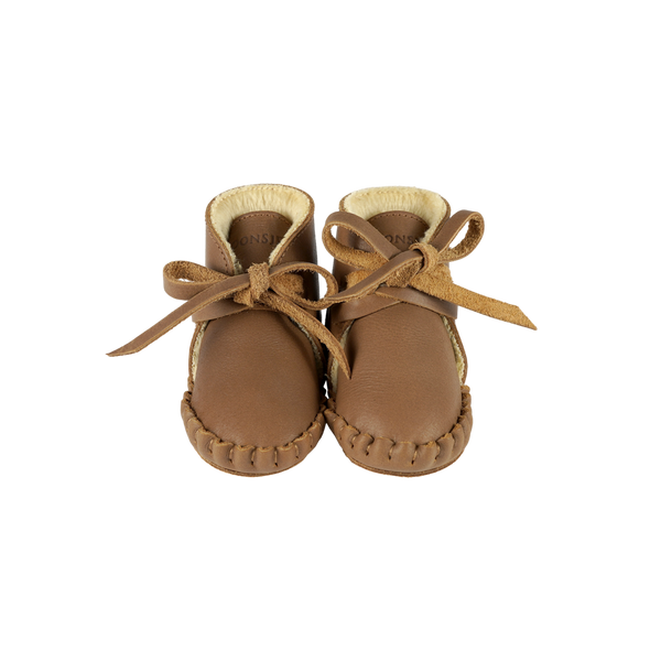 Pina Classic Booties | Cognac Classic Leather