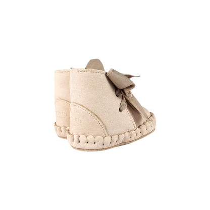 Pina Organza Booties | Powder Nubuck