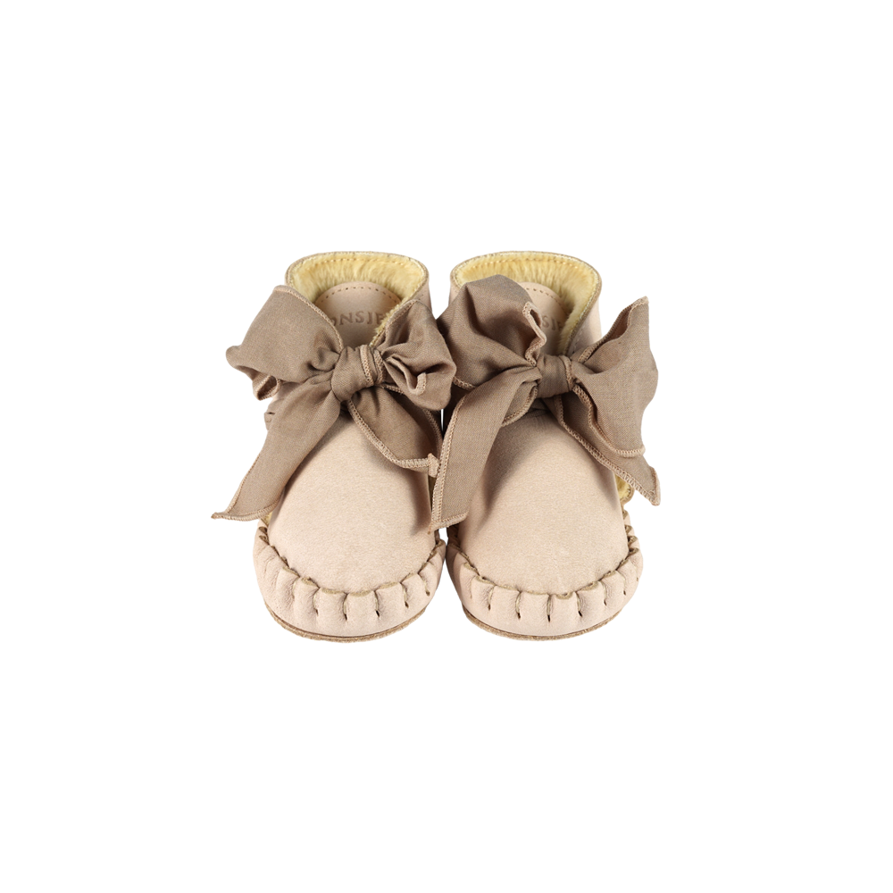 Pina Organza Booties | Powder Nubuck