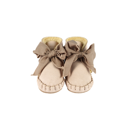 Pina Organza Booties | Powder Nubuck